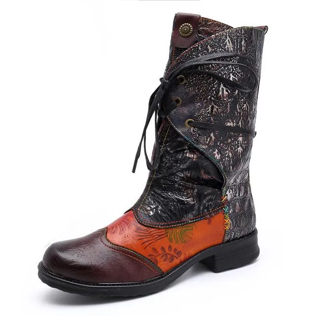 Huckleberry Boho Hippie Motorcycle Boots