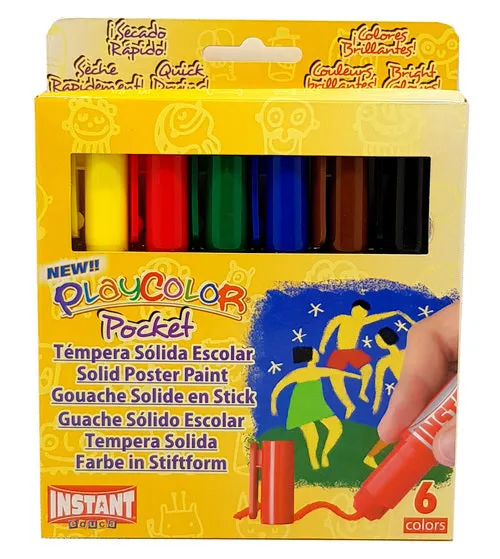 Instant Educa Textil Playcolor Paint Crayons