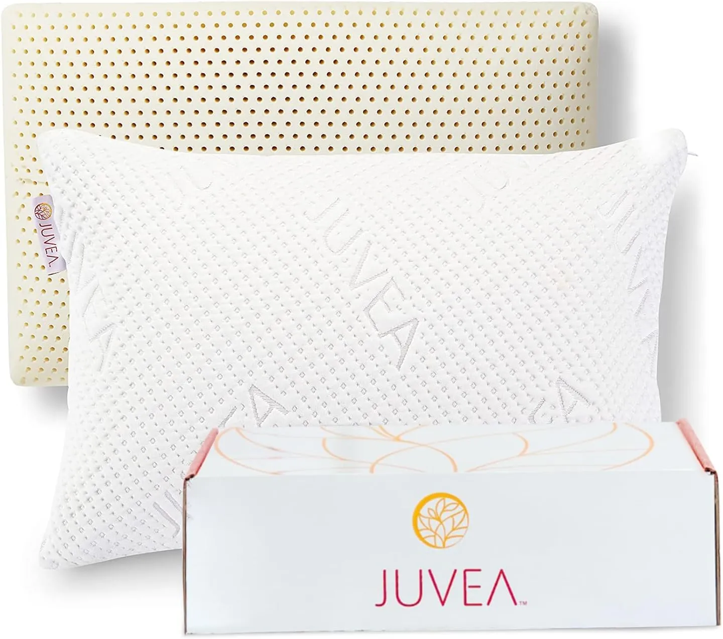 JUVEA Elevate High-Profile Talalay Latex Pillow with Tencel Cover: Breathable, Durable & Oeko-TEX/FSC Certified