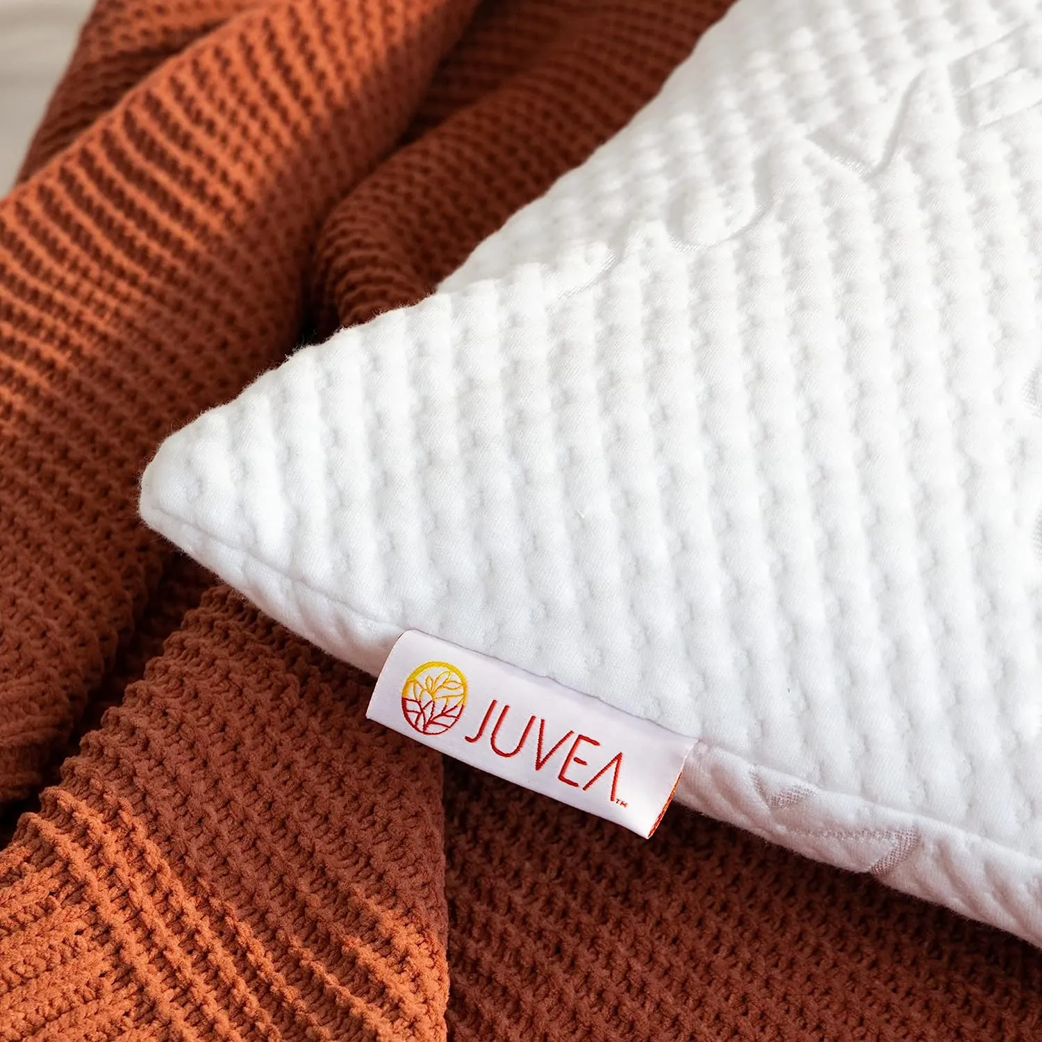 JUVEA Elevate High-Profile Talalay Latex Pillow with Tencel Cover: Breathable, Durable & Oeko-TEX/FSC Certified