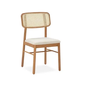 Knot Rattan Dining Chair - Oak