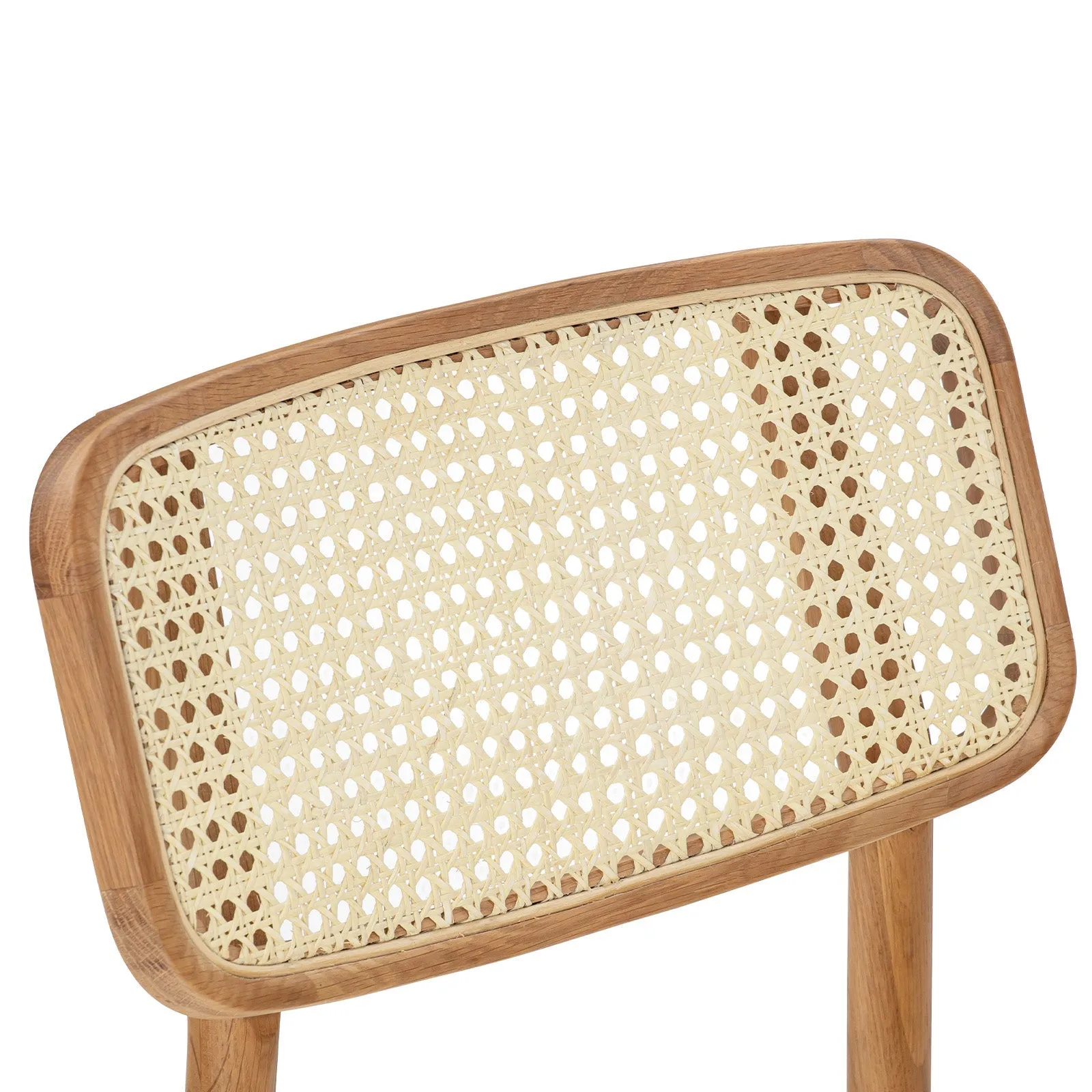 Knot Rattan Dining Chair - Oak