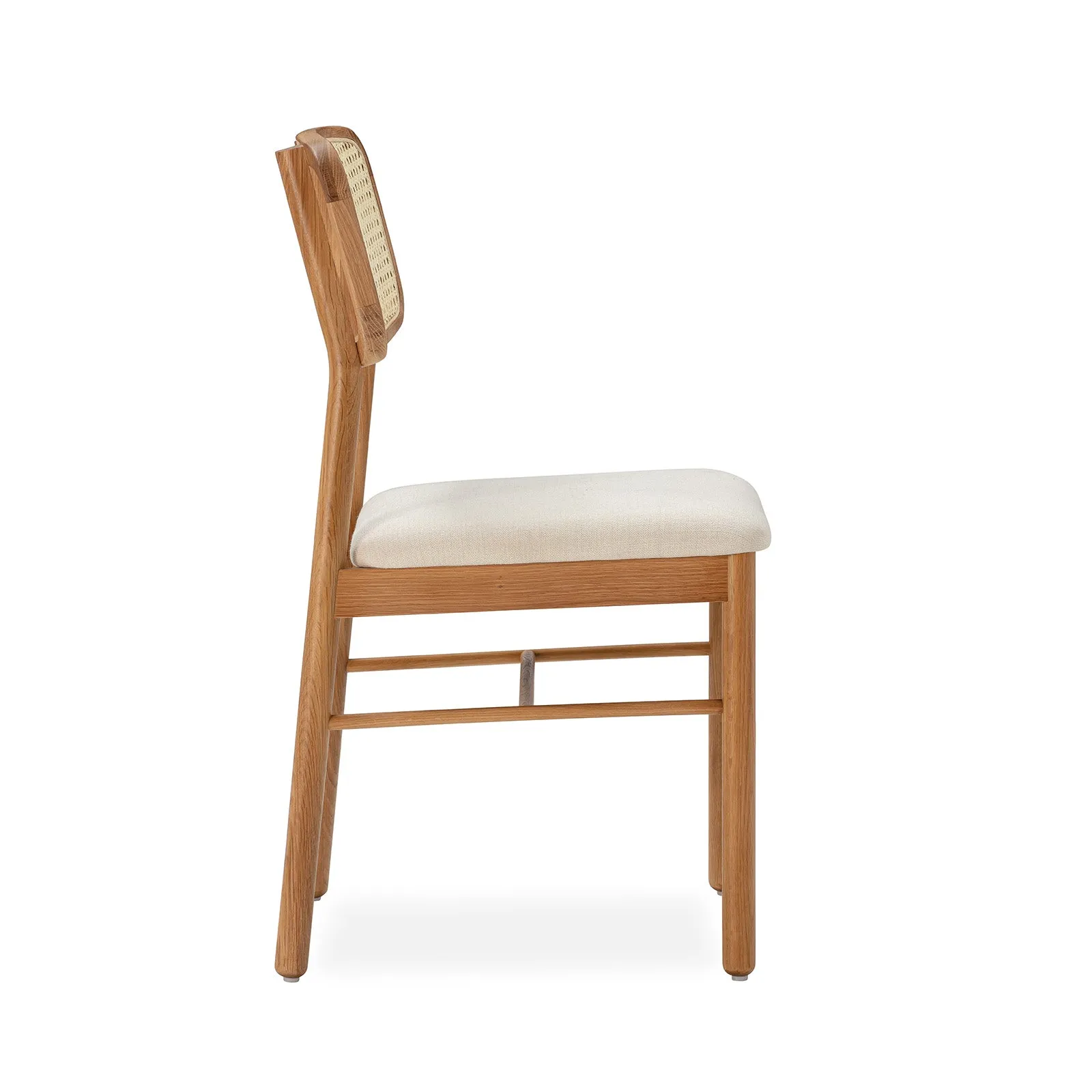 Knot Rattan Dining Chair - Oak