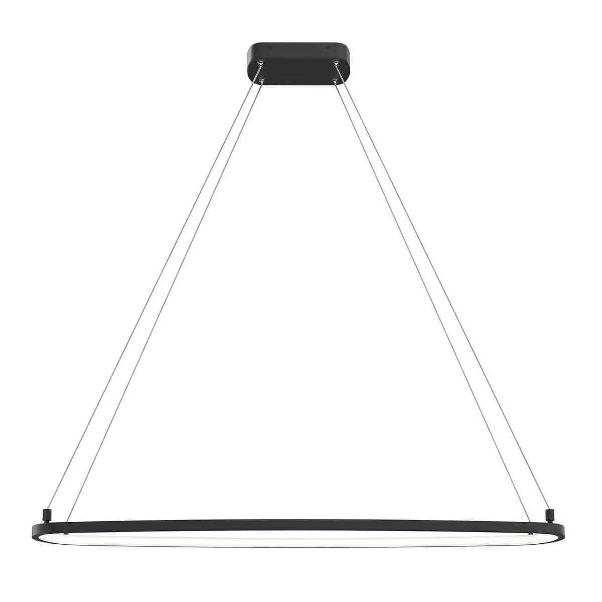 Koloa 41 in. LED Chandelier Matte Black finish