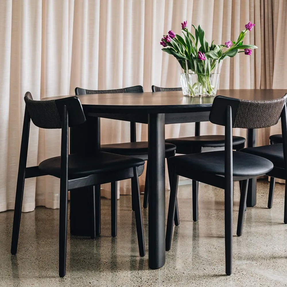 Kontur & Ingrid Dining Suite 2000w Fixed (7 Pce) Natural Oak
