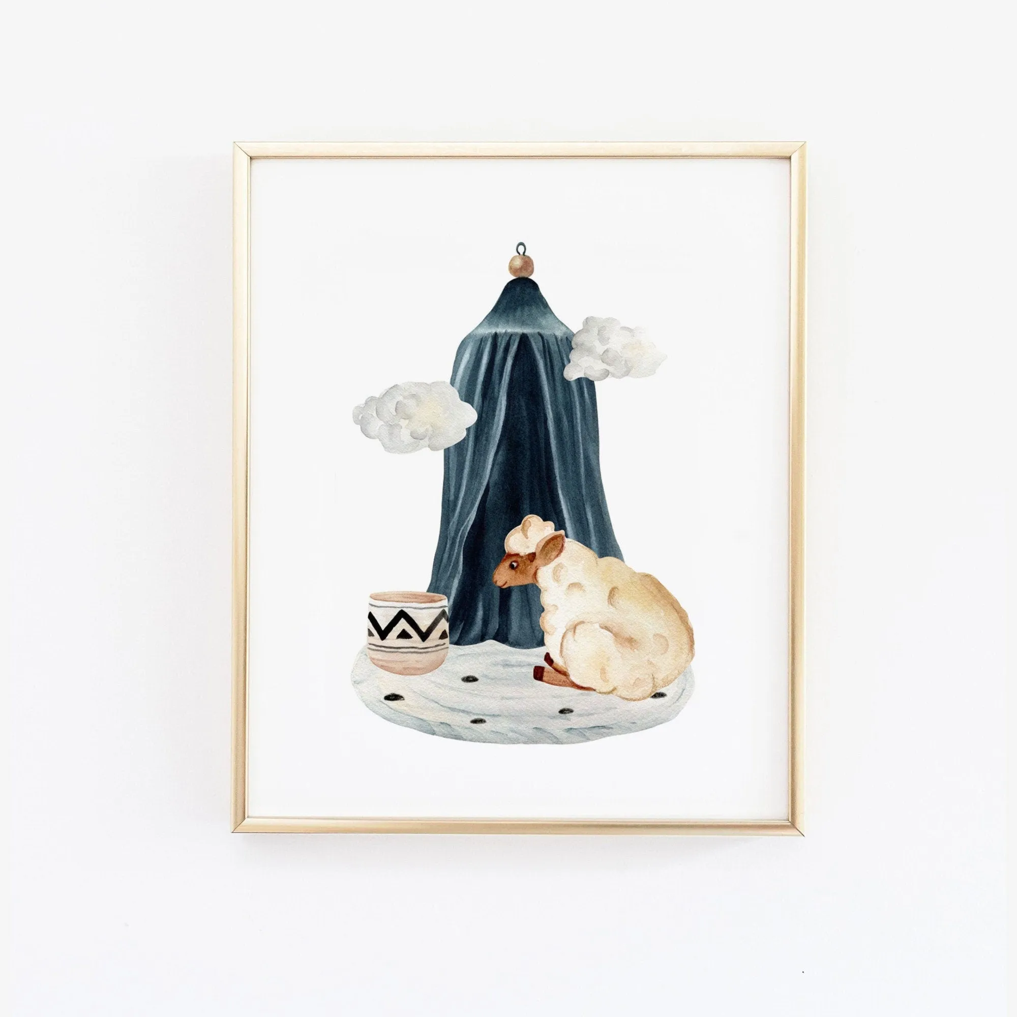 Lamb Nursery Wall Art