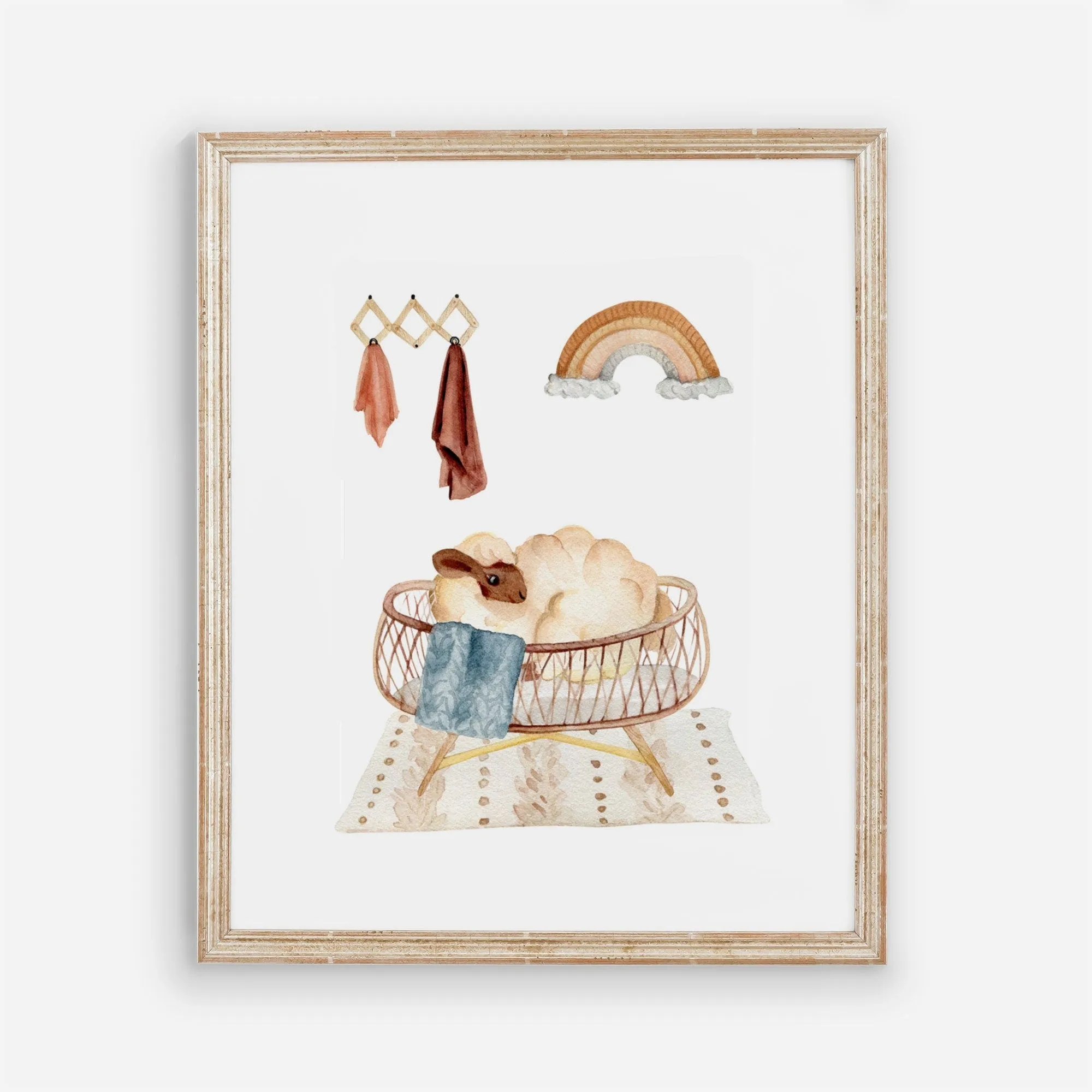 Lamb Nursery Wall Art