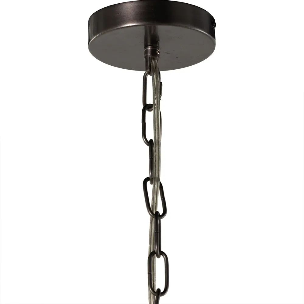 Large Woven Rattan Pendant
