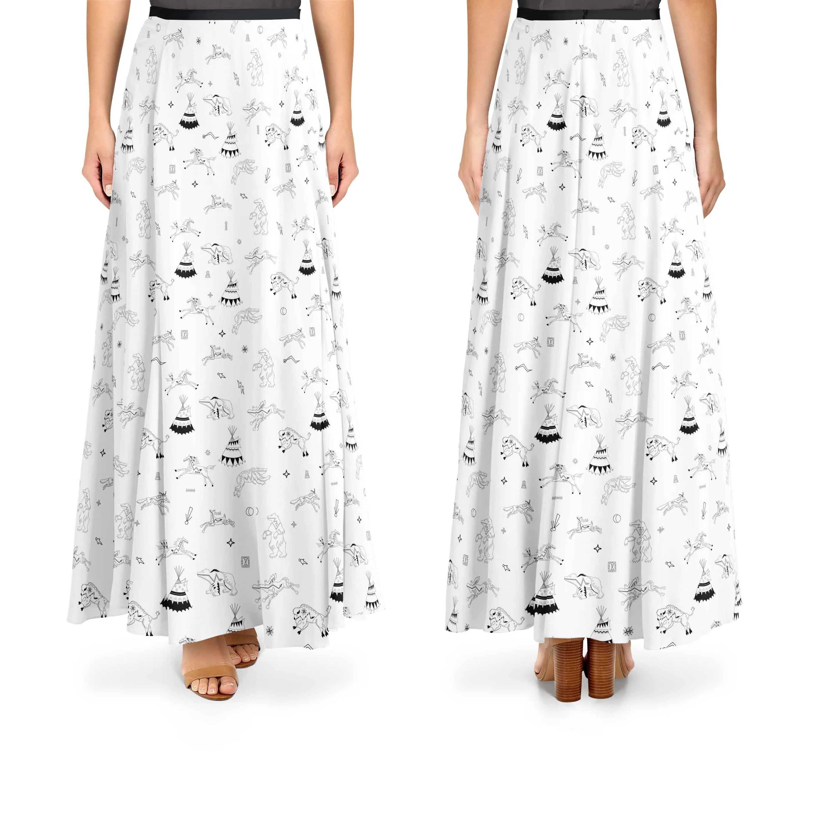 Ledger Dabbles White Satin Fabric By the Yard Pre Order