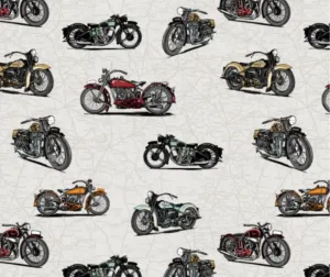 Live to Ride Scatter 100% Cotton - 10cm Increments