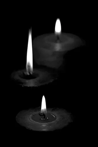 Luces Set of 12 Black pillar candle Jasmine Scented Candles for Diwali X-mas Home Decoration Birthday Valentine Gifts Party Room Decor