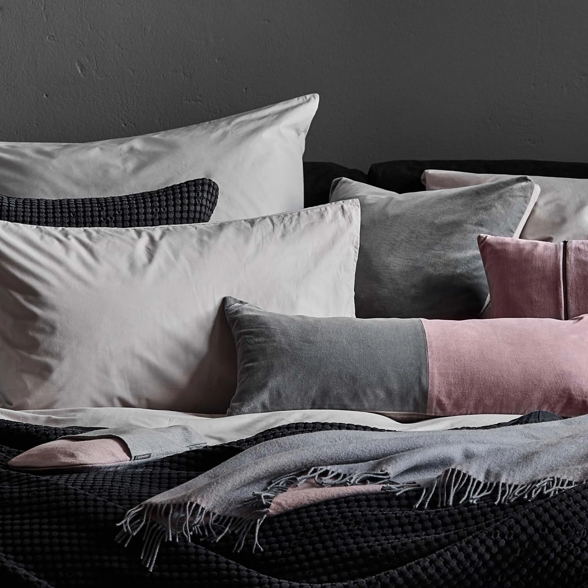 Manteigas Percale Bedding [Silver grey]