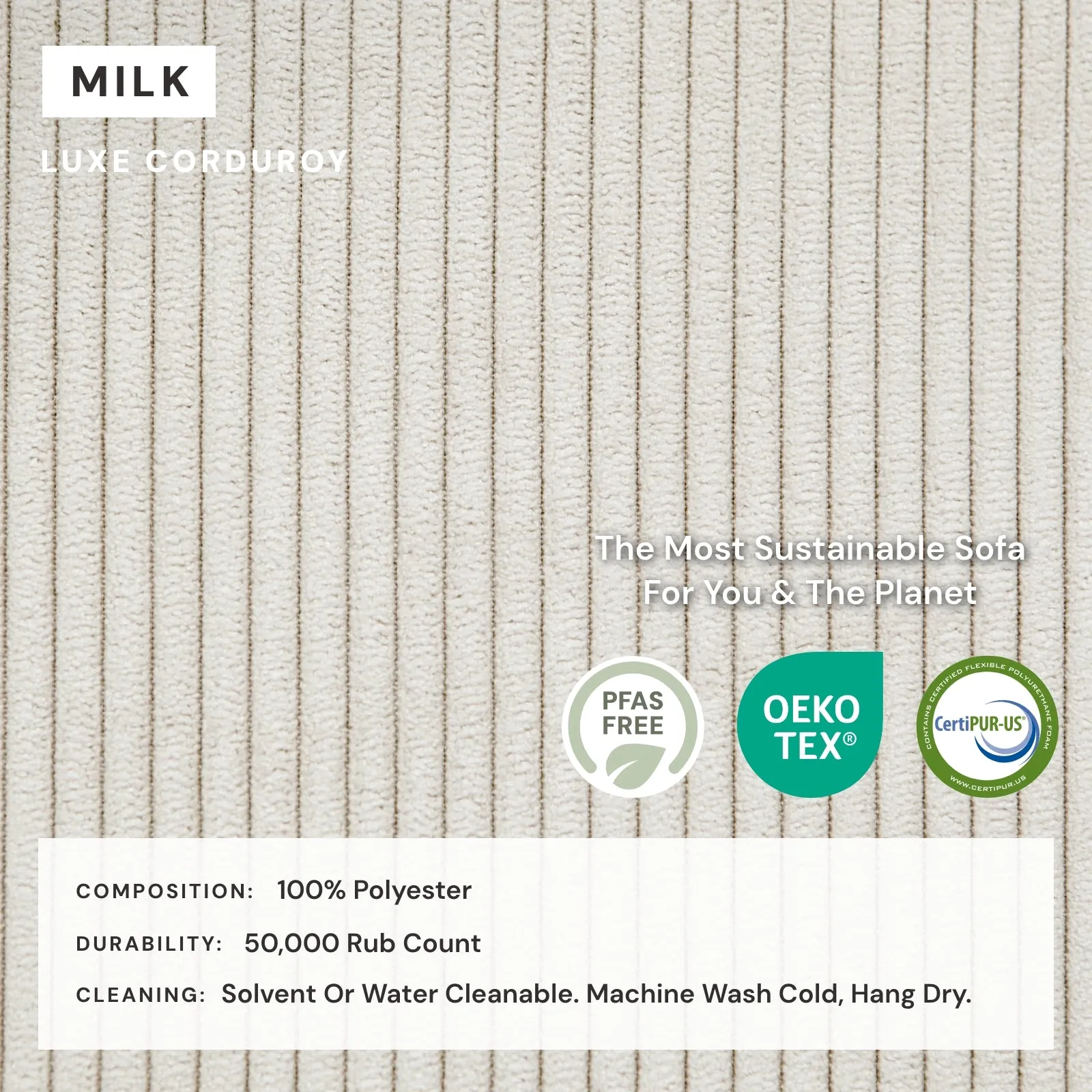 Modular Washable 8-Seater U-Sectional in Milk | Memorix  Seat | Cloud Pillow
