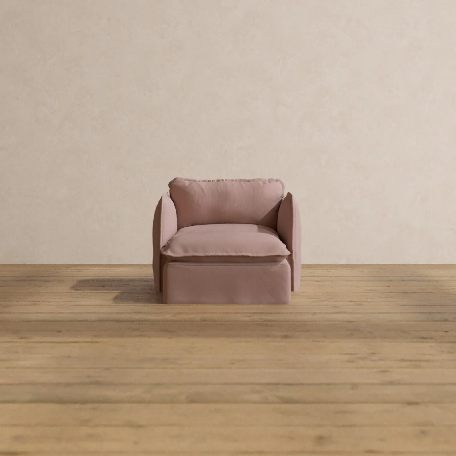 Modular Washable Chaise Armchair in Sakura | Memorix  Seat | Cloud Pillow