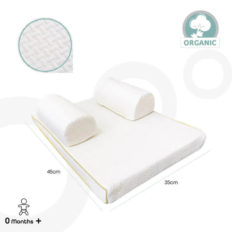 Moon Organic Breathable Sleep Positioner (White)