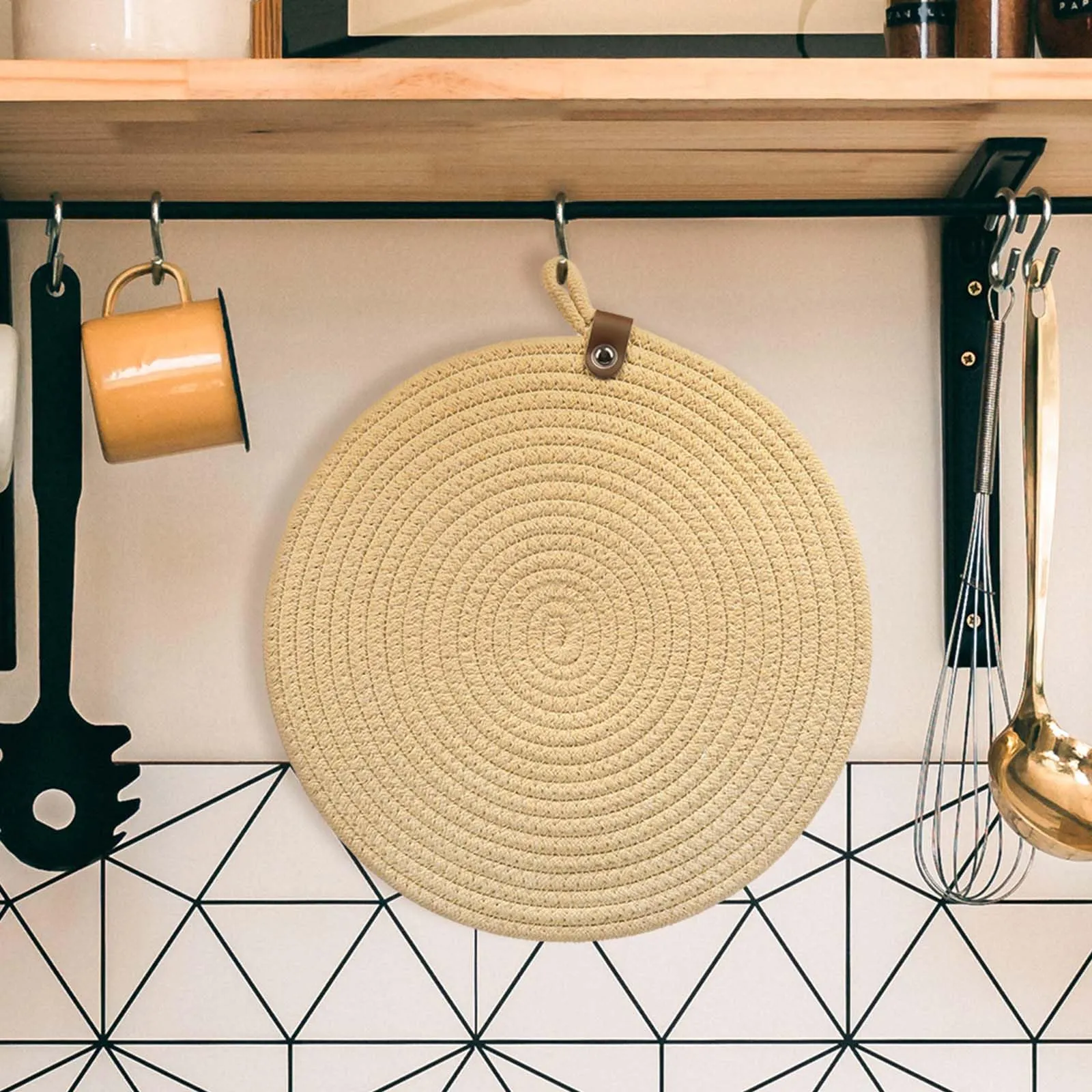 Natural Charm Woven Placemats, Coasters and Basket Set | Farmhouse Elegance