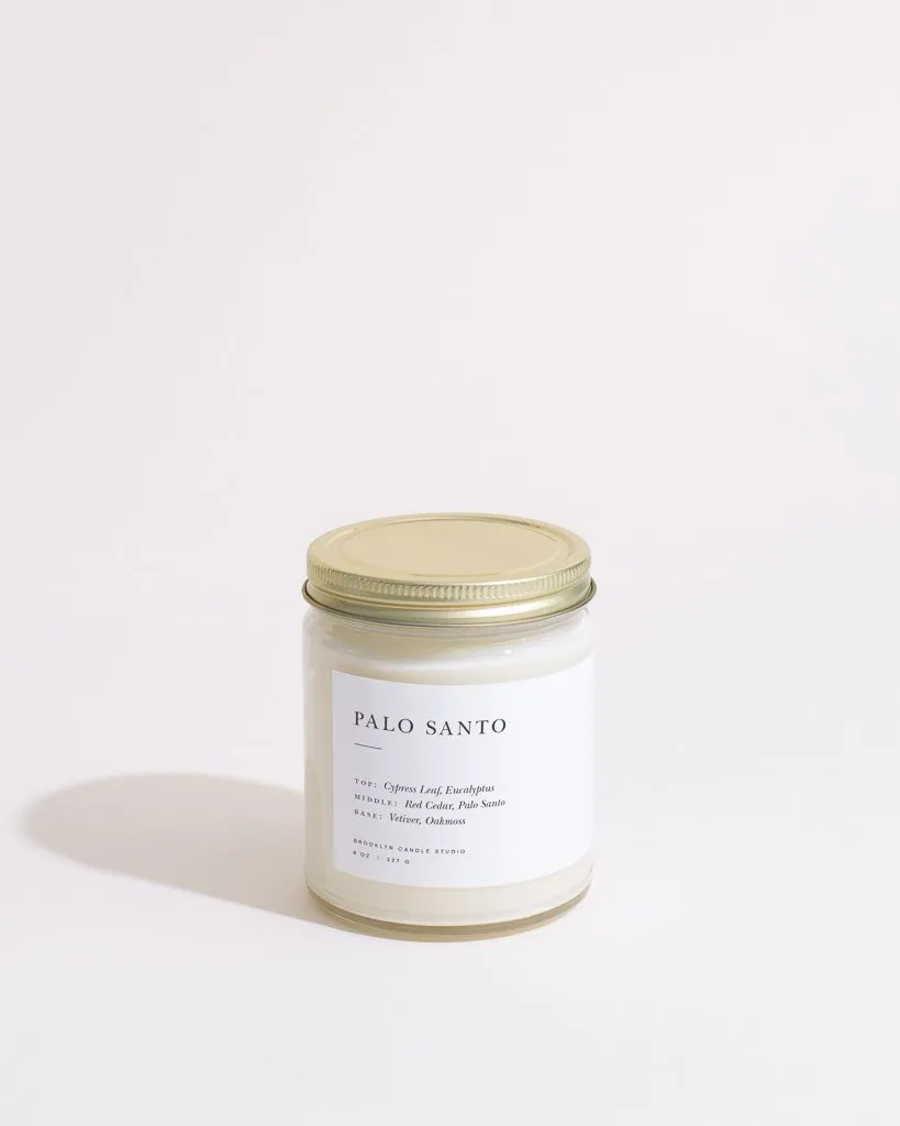 Palo Santo Minimalist Candle
