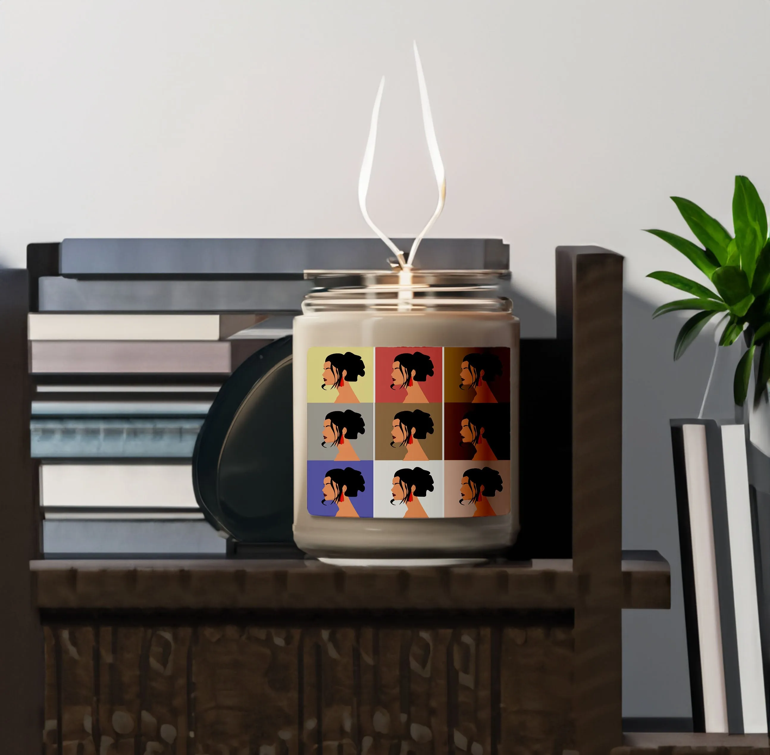 Personalized Vintage Scented Soy Candle
