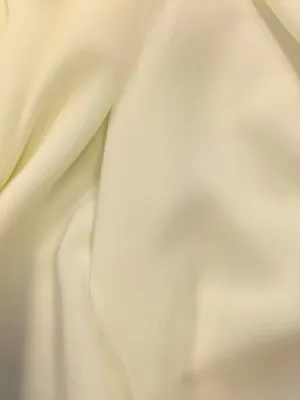 Poly Double Georgette - 60-inches Wide Ivory