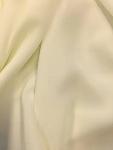 Poly Double Georgette - 60-inches Wide Ivory