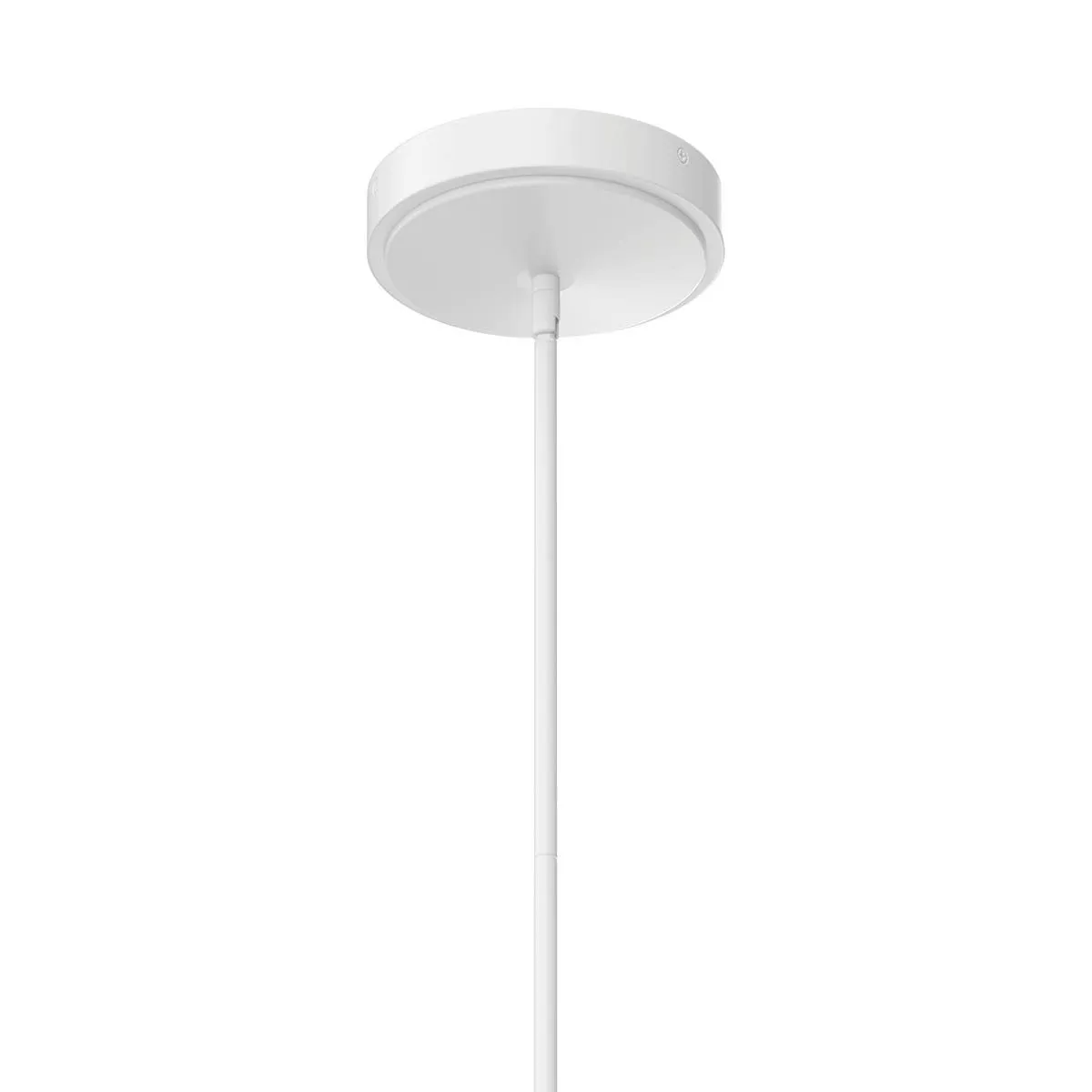 Priam 28 in. LED Chandelier White finish