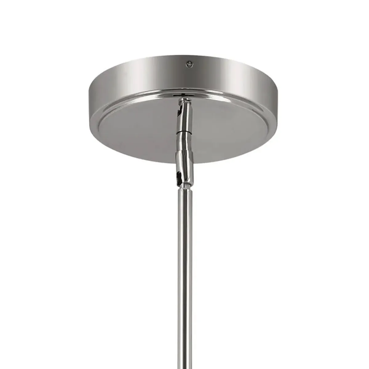 Priam 44 in. 6 Lights Chandelier Polished Nickel Finish