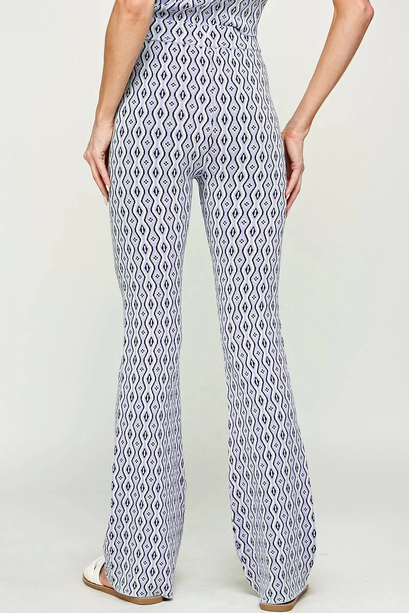 Printed Knit Pants