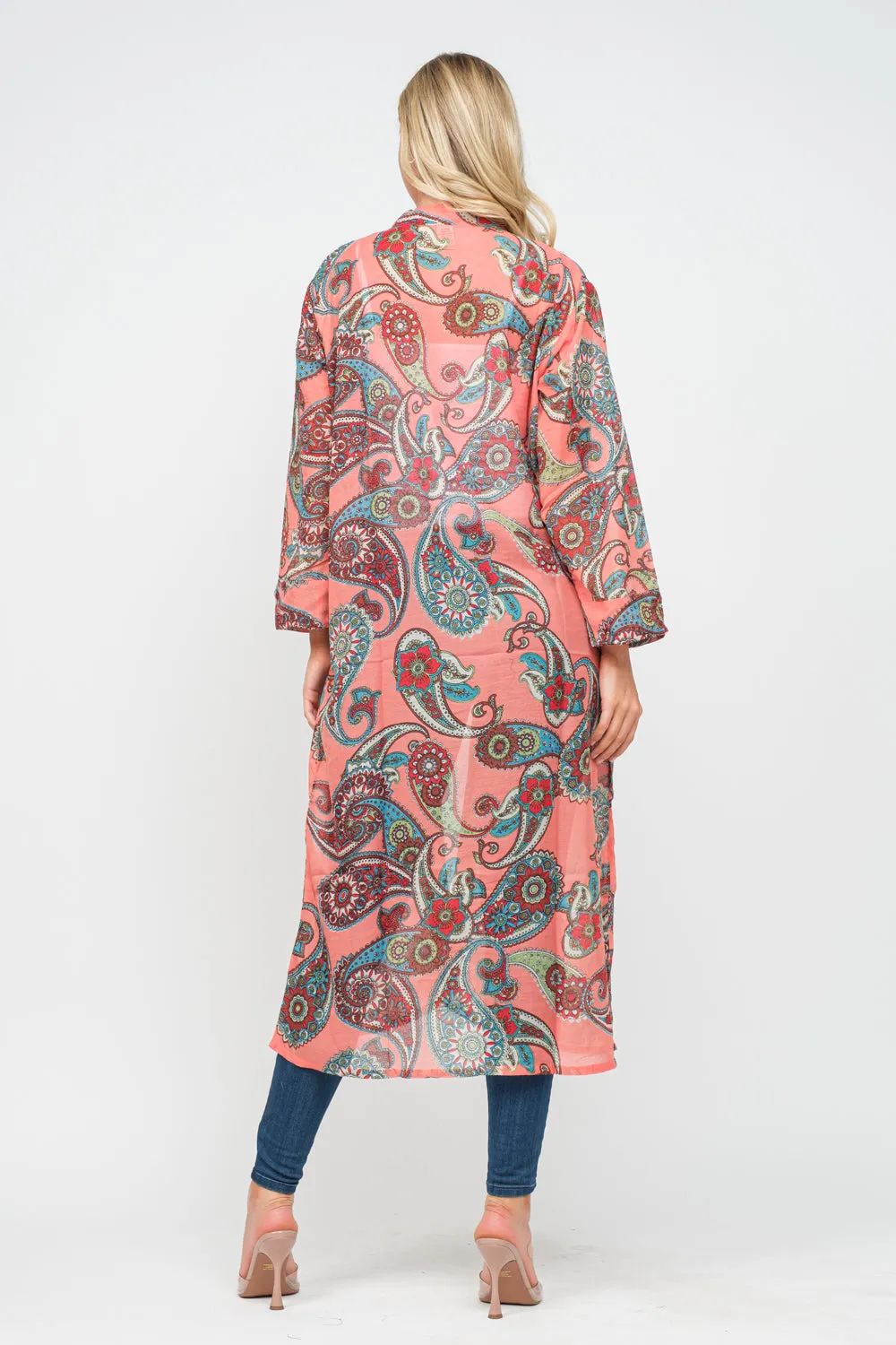 RAJ ESTHER PRINTED KIMONO
