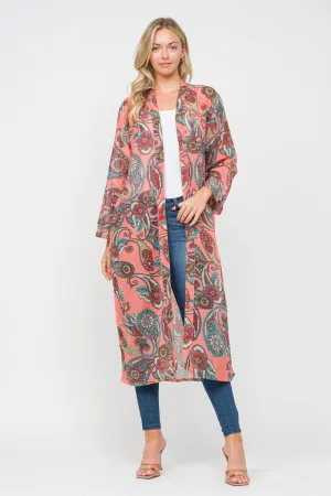 RAJ ESTHER PRINTED KIMONO