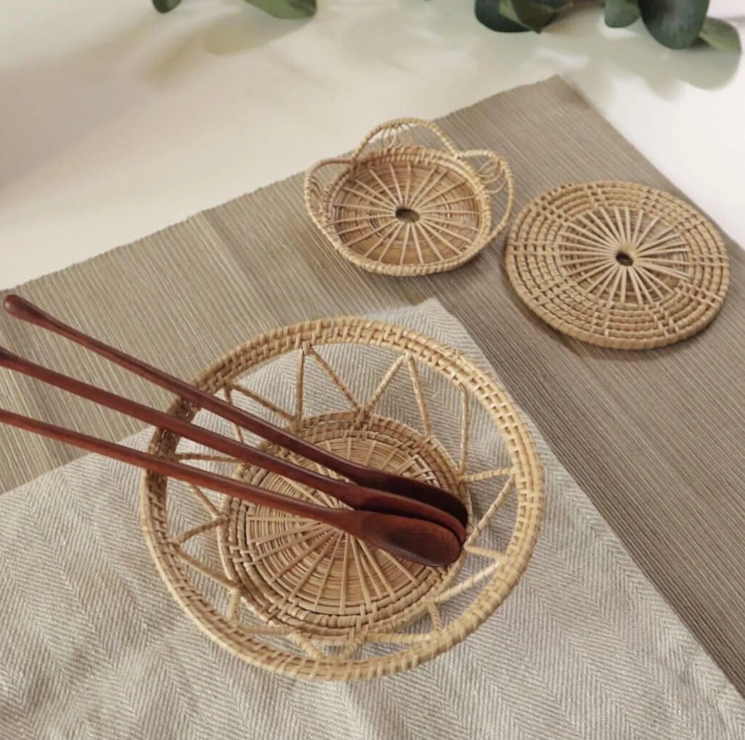 Rattan Woven Fruit Basket