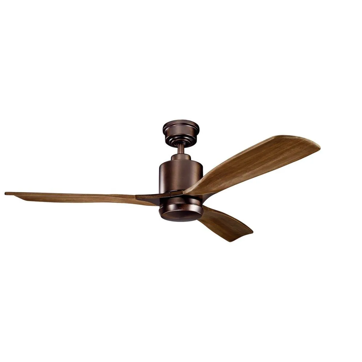Ridley II 52 Inch Oil Brushed Bronze Indoor LED Ceiling Fan with Wall Control