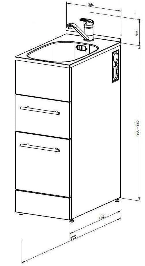 Robinhood Supertub Single Drawer Slim