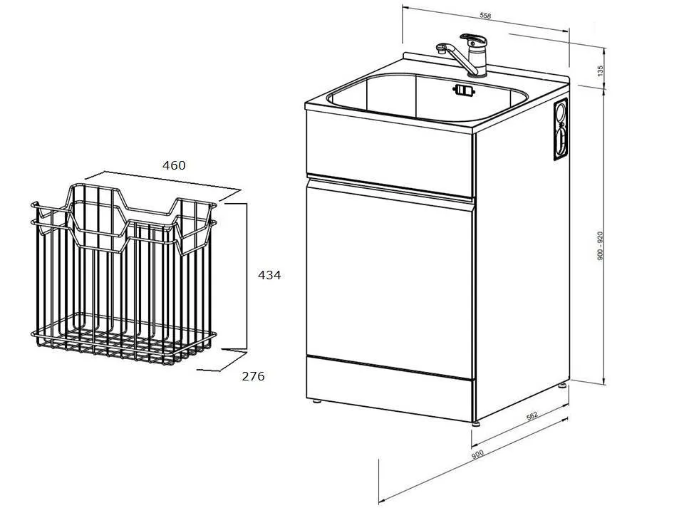 Robinhood Supertub Single Drawer