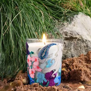 Rose and Sweet Violet Home Scented Candle