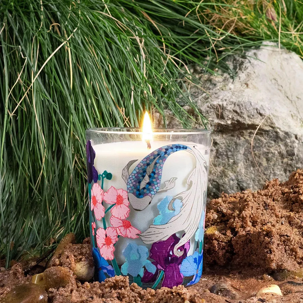 Rose and Sweet Violet Home Scented Candle