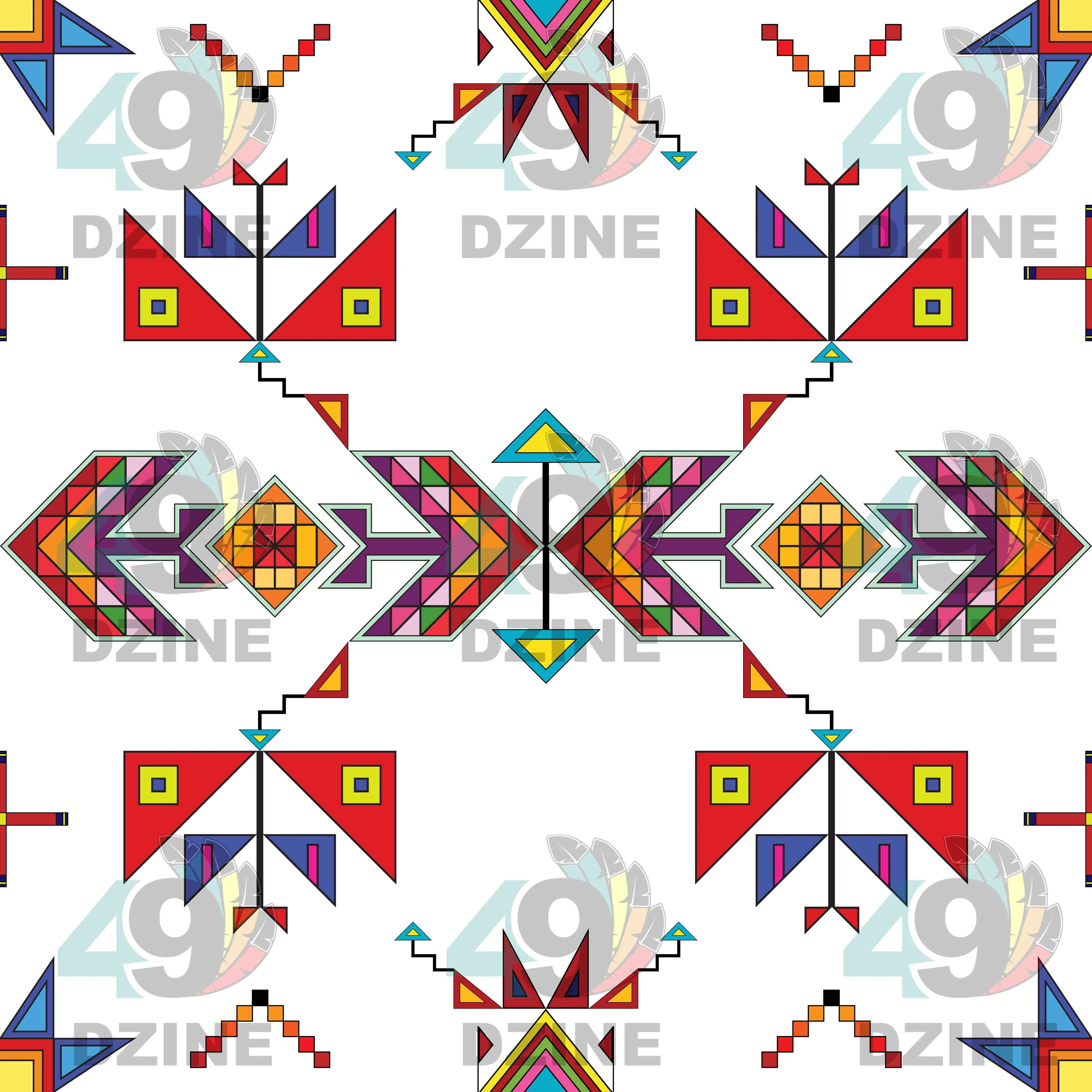 Scattered Generations White 56 Inch Cotton Poplin Pre Order