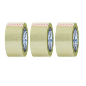 Self Adhesive Transparent Cello Tape - 200 Meters in Length - 2" Width | BOPP Industrial Packaging Tape for E-Commerce Box Packing, Office and Home use