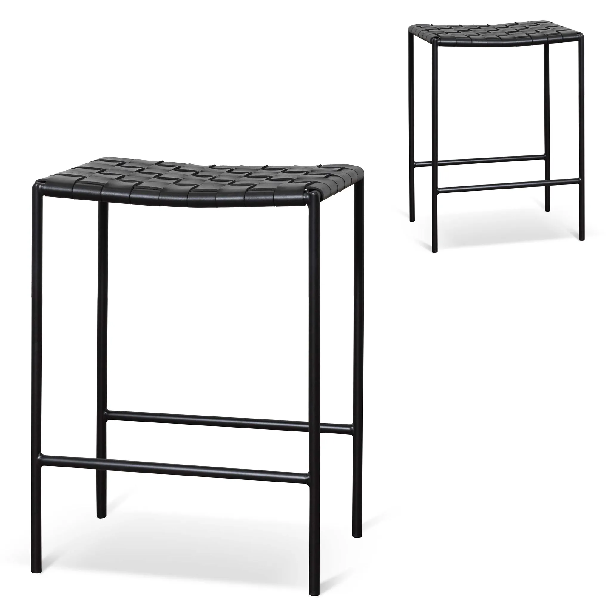 Set of 2 - Anika Bar stool - Black