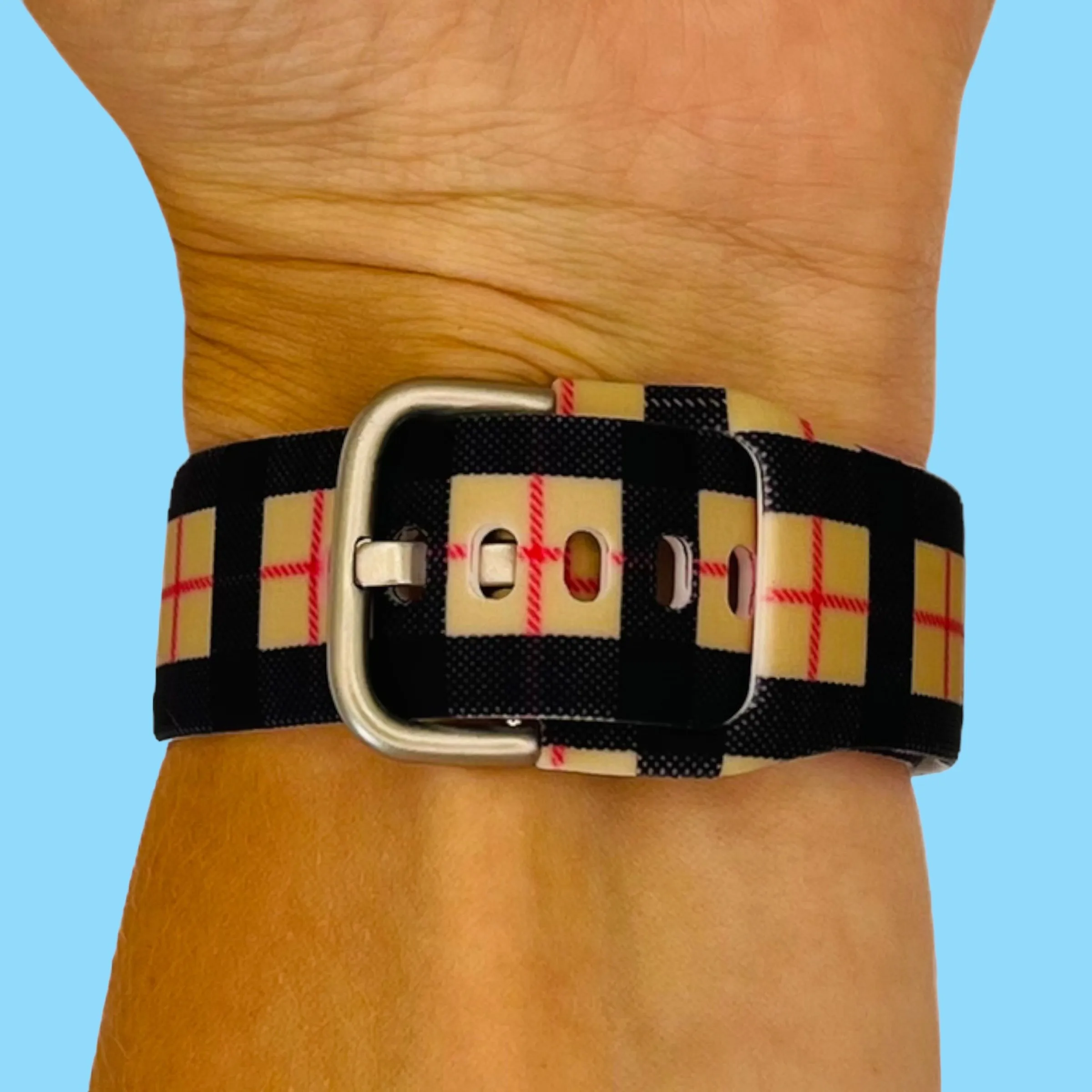 Silicone Pattern Watch Straps compatible with the Ryze Flex Smart Watch