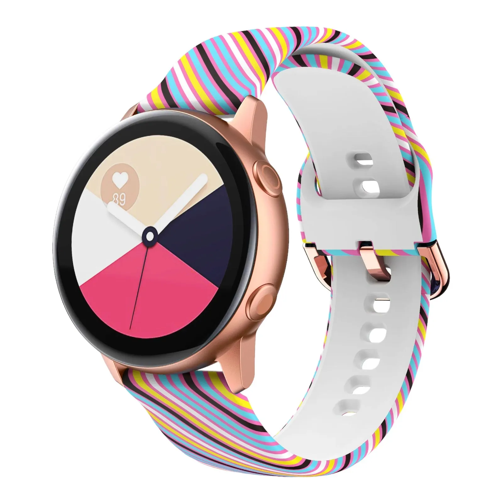 Silicone Pattern Watch Straps compatible with the Ryze Flex Smart Watch