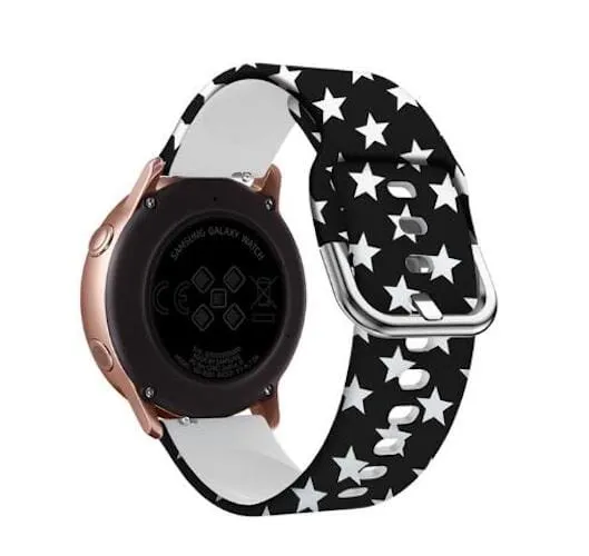 Silicone Pattern Watch Straps compatible with the Ryze Flex Smart Watch