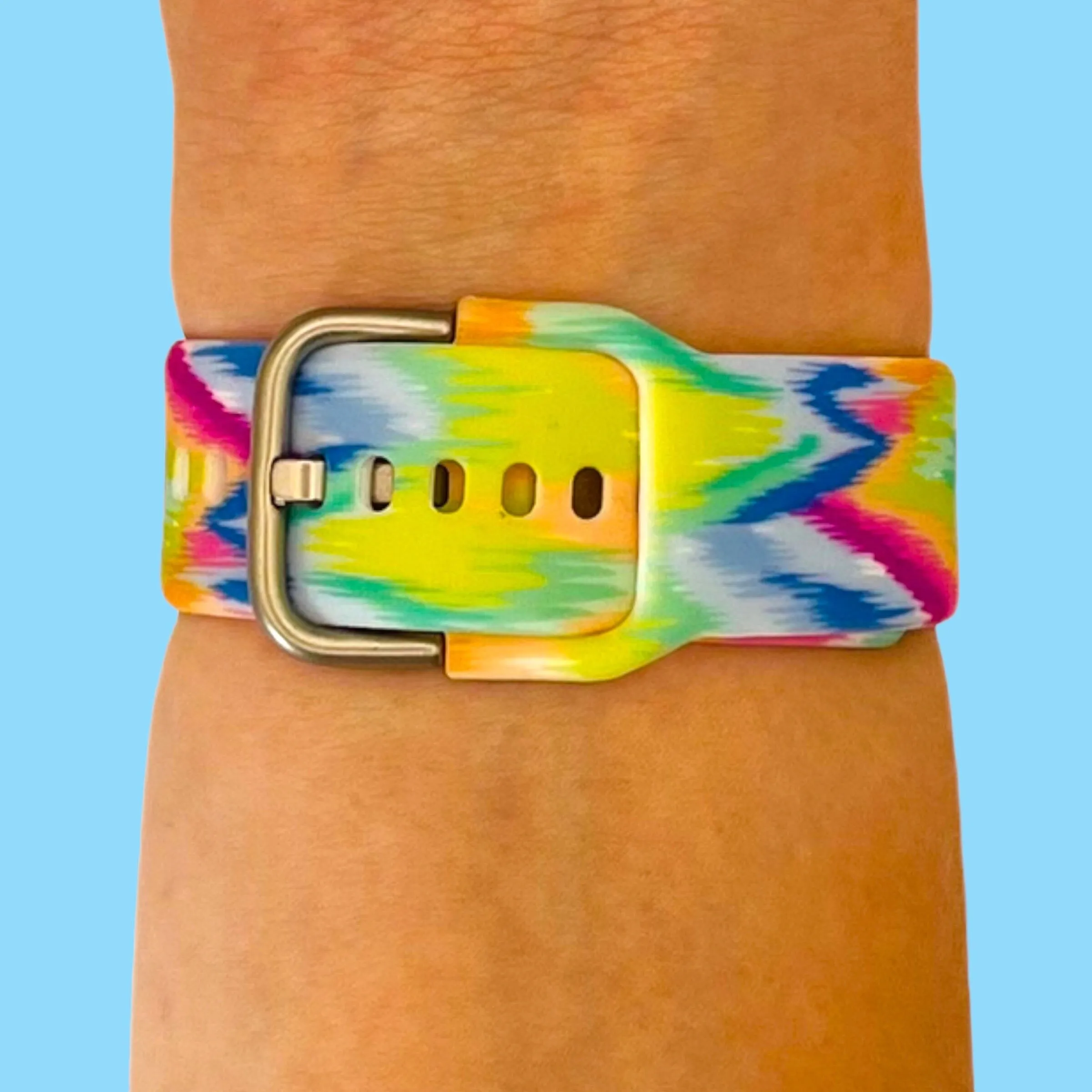Silicone Pattern Watch Straps compatible with the Ryze Flex Smart Watch