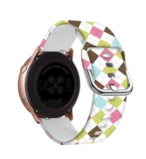 Silicone Pattern Watch Straps compatible with the Ryze Flex Smart Watch