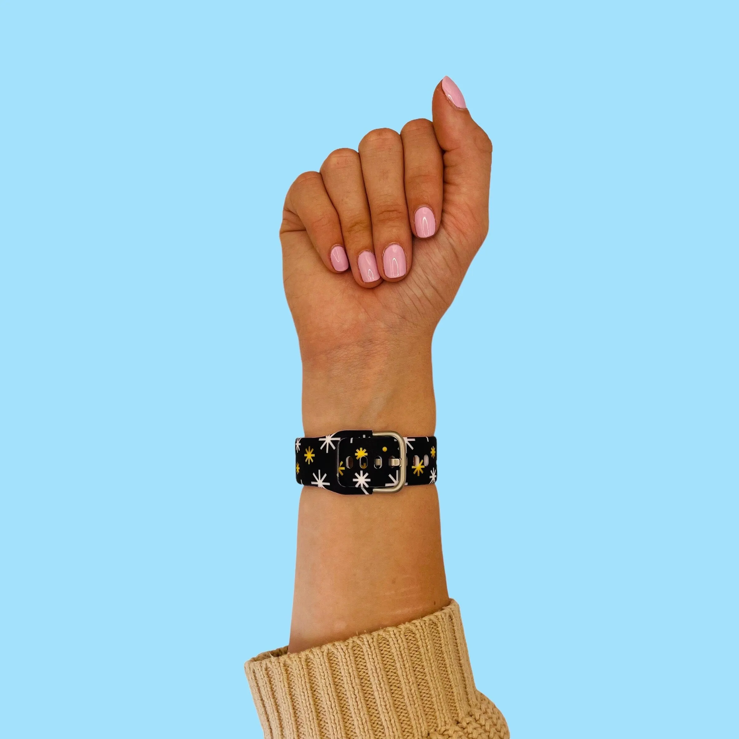 Silicone Pattern Watch Straps compatible with the Ryze Flex Smart Watch