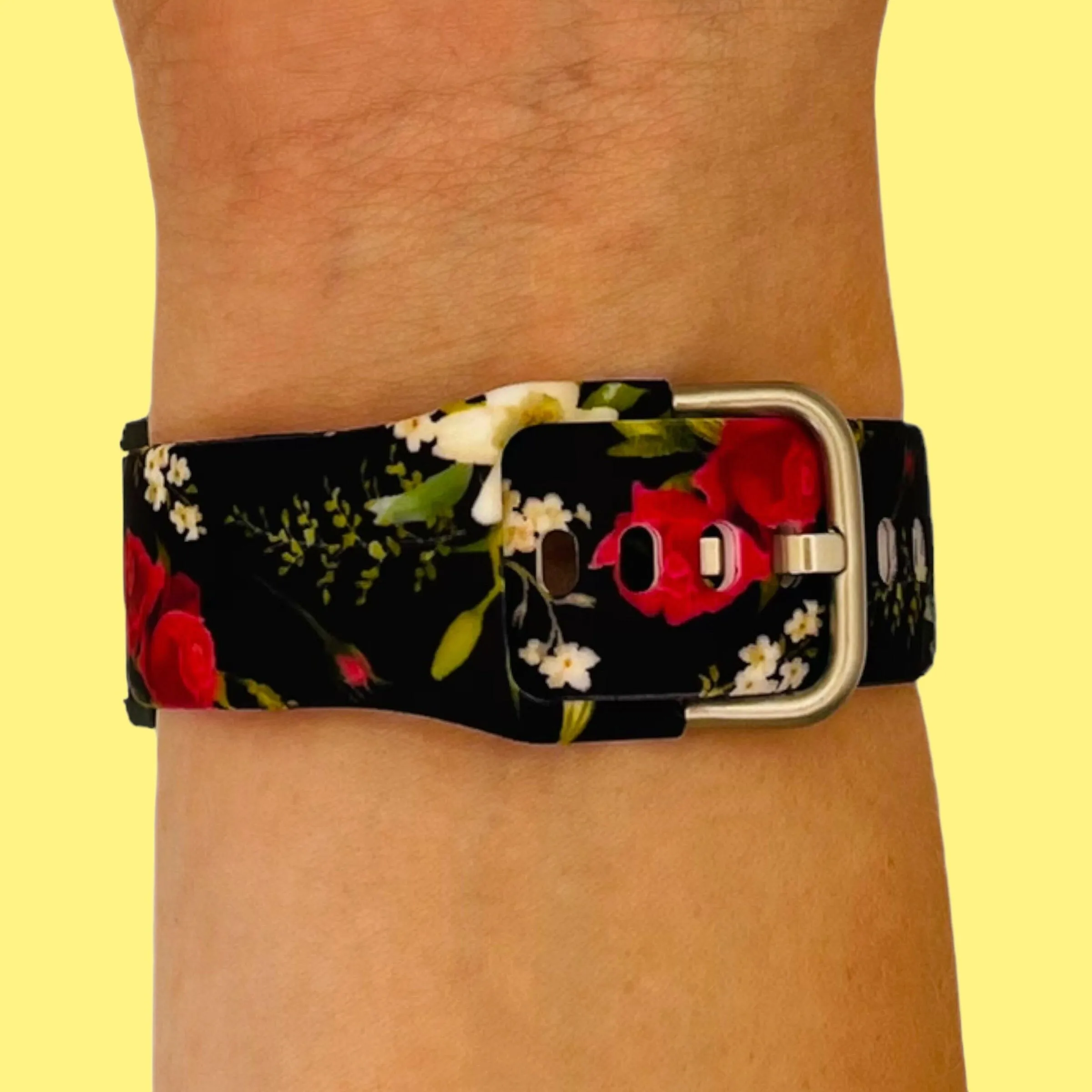Silicone Pattern Watch Straps compatible with the Ryze Flex Smart Watch