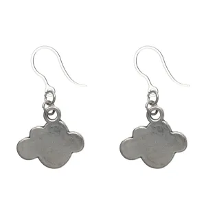 Silver Cloud Dangles Hypoallergenic Earrings for Sensitive Ears Made with Plastic Posts
