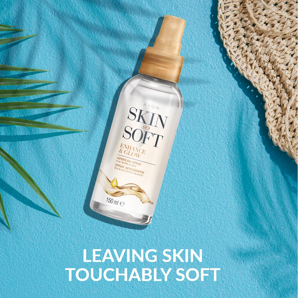 Skin So Soft Enhance & Glow Airbrush Tanning Spray - 150ml