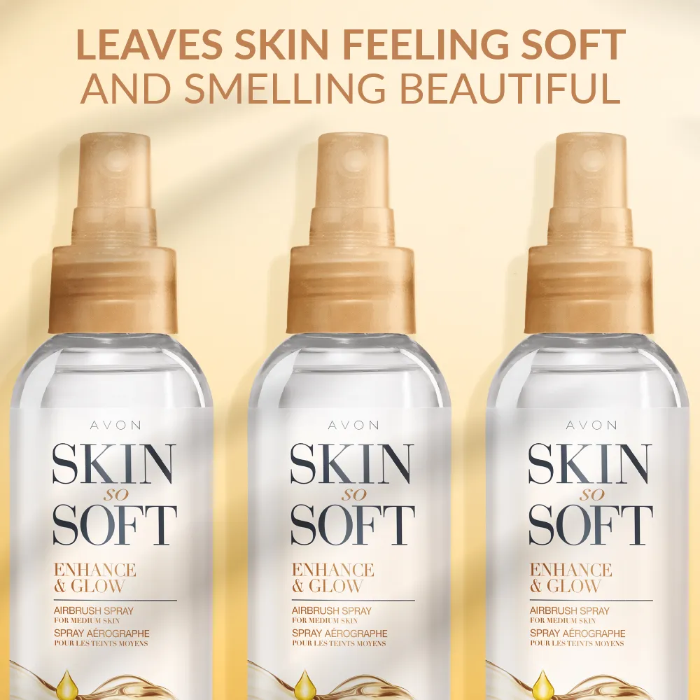 Skin So Soft Enhance & Glow Airbrush Tanning Spray - 150ml