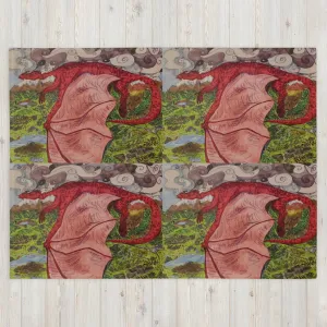 Sleeping Dragon Throw Blanket