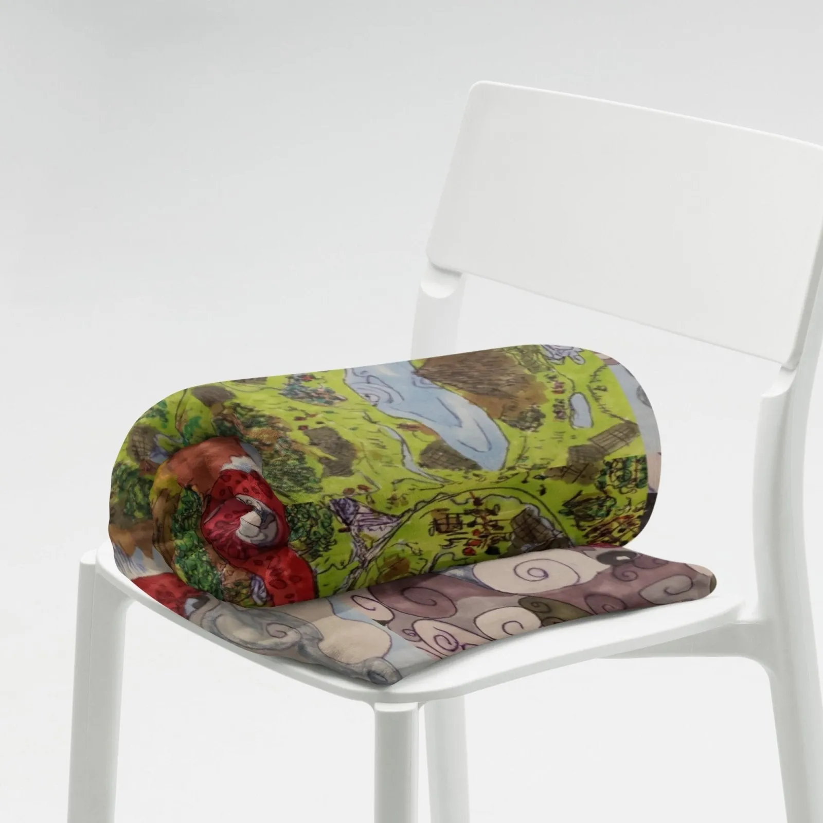 Sleeping Dragon Throw Blanket